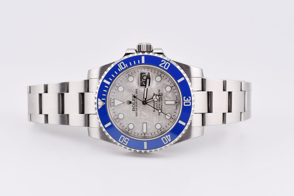 Rolex Submariner 40mm Ref 116610 Custom Blue Bezel and Meteorite Dial