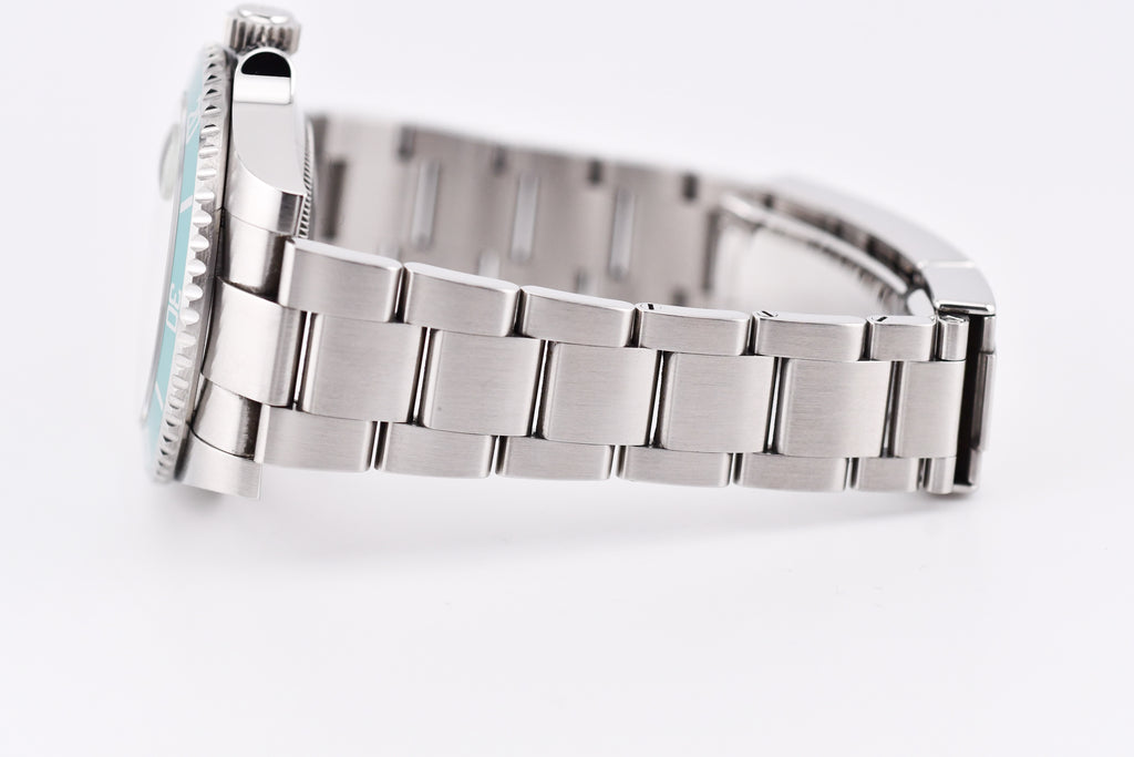 Rolex Submariner 40mm Ref 116610 Custom Tiffany Bezel and Tiffany Dial