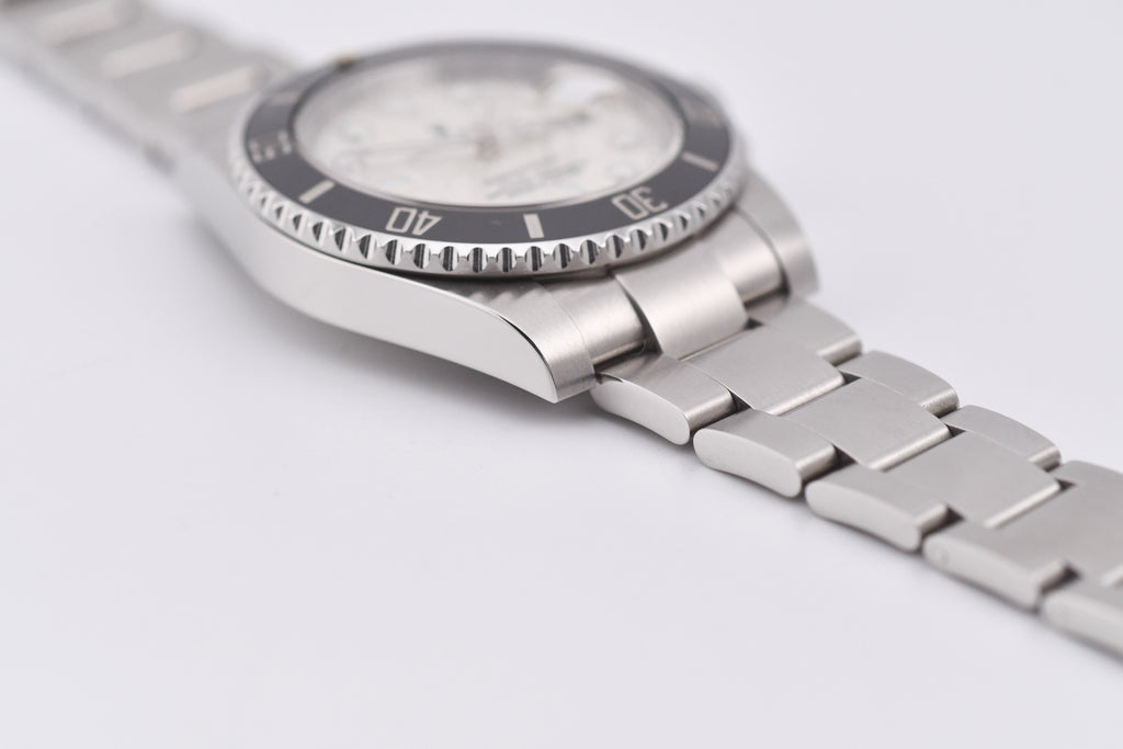 Rolex Submariner 40mm Ref 116610 Original Black Bezel and Custom Meteorite Dial